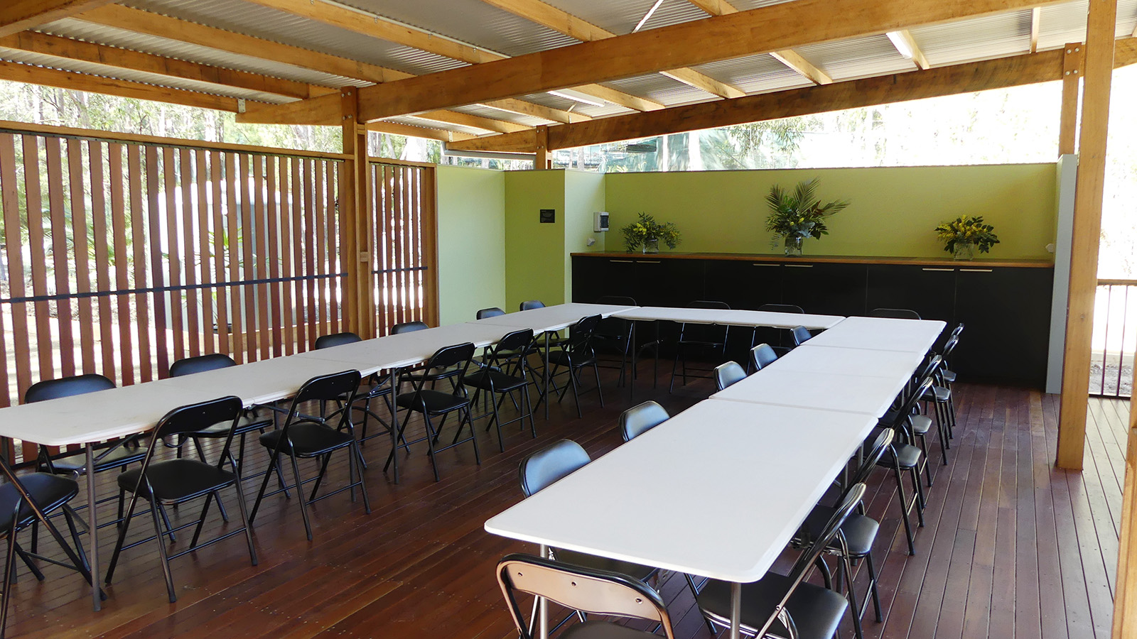 Image Inside the Spotted Gum Pavilion