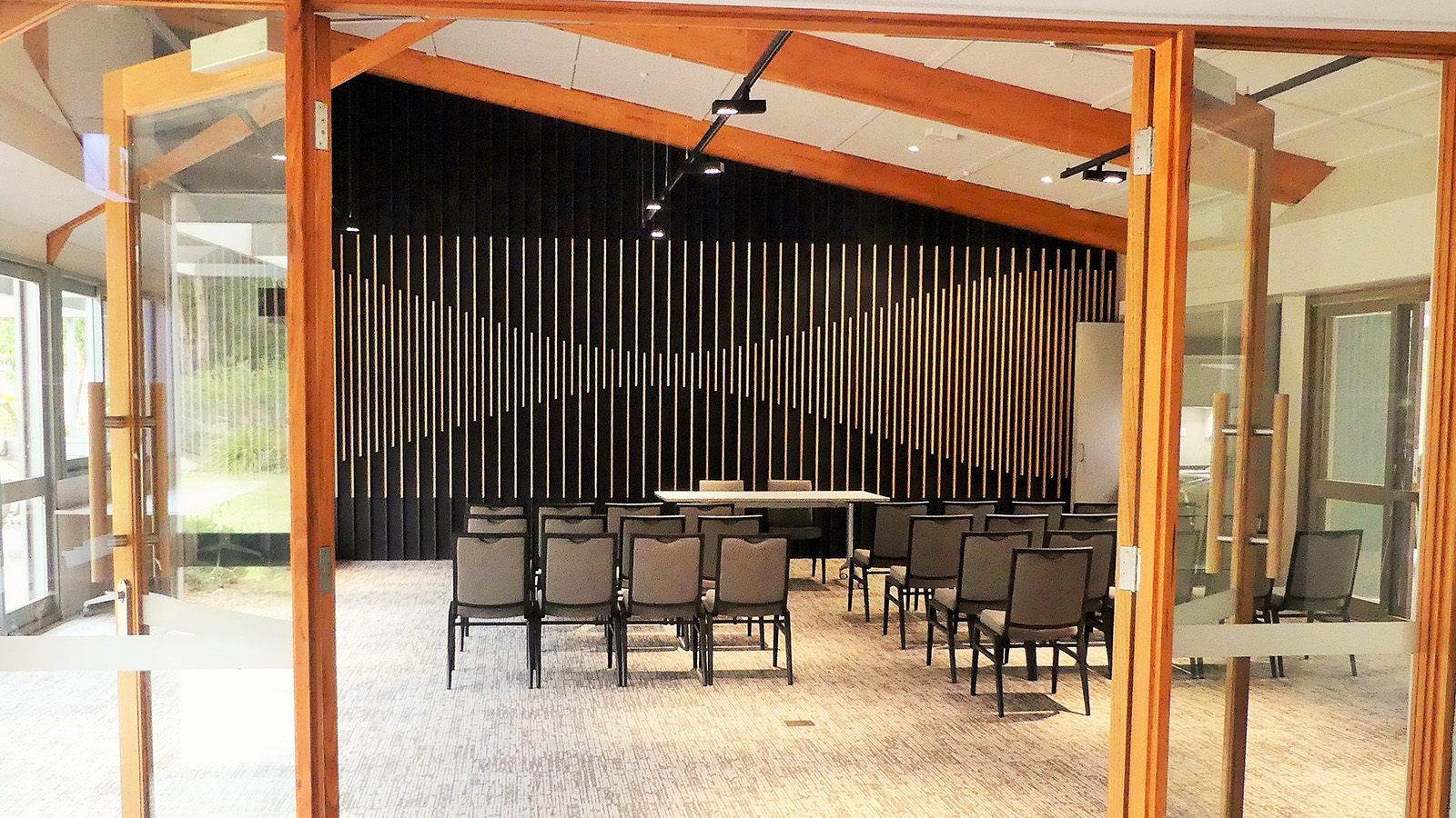 Image A basic ceremony/audience style seating arrangement in the Banksia Room