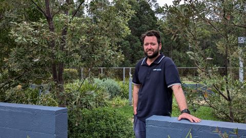 Dylan Morrissey at the Eurobodalla Regional Botanic Gardens